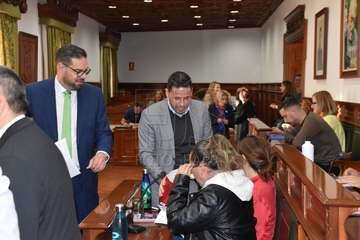 Imágenes del Pleno ordinario de diciembre del Ayuntamiento de Telde (Foto Francisco Javier Santana)